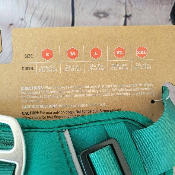 Arcadia Trail Neoprene Harness- Green - Picture 4 of 7